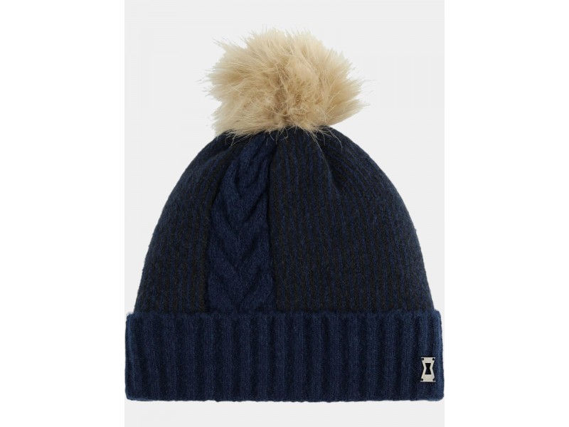 Spyder Plait Pom Hat D – tnv-true navy
