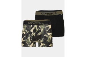 O'Neill férfi boxer 2-pack — camo és egyszínű