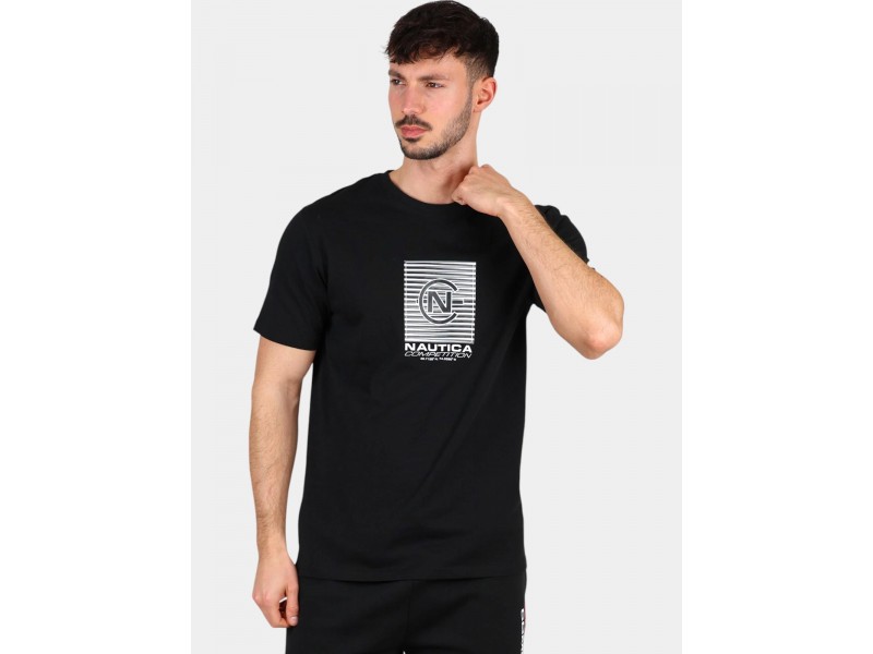 Nautica Robles férfi póló - fekete, 100% pamut