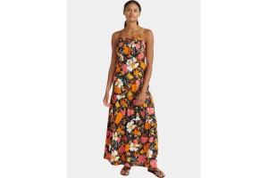 O'Neill Quorra Maxi Dress - Black Bluemchen