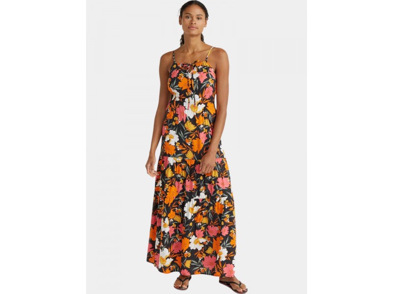 O'Neill Quorra Maxi Dress - Black Bluemchen