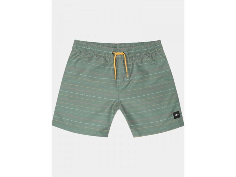 O'Neill Cali First 13 - Lily Pad csíkos fürdőshort
