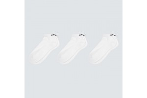 Oakley férfi rövid zokni (3 db) - fehér