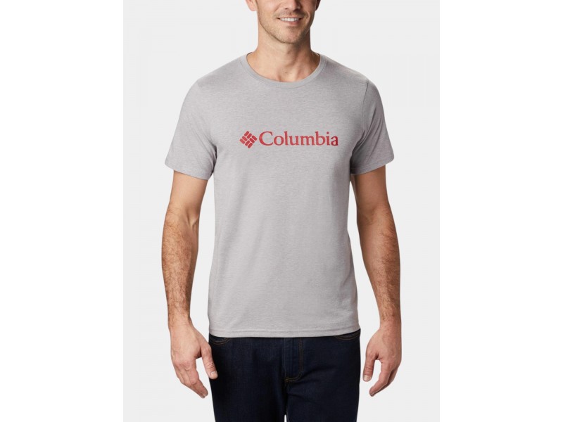 Columbia CSC Basic Logo rövid ujjú póló - szürke
