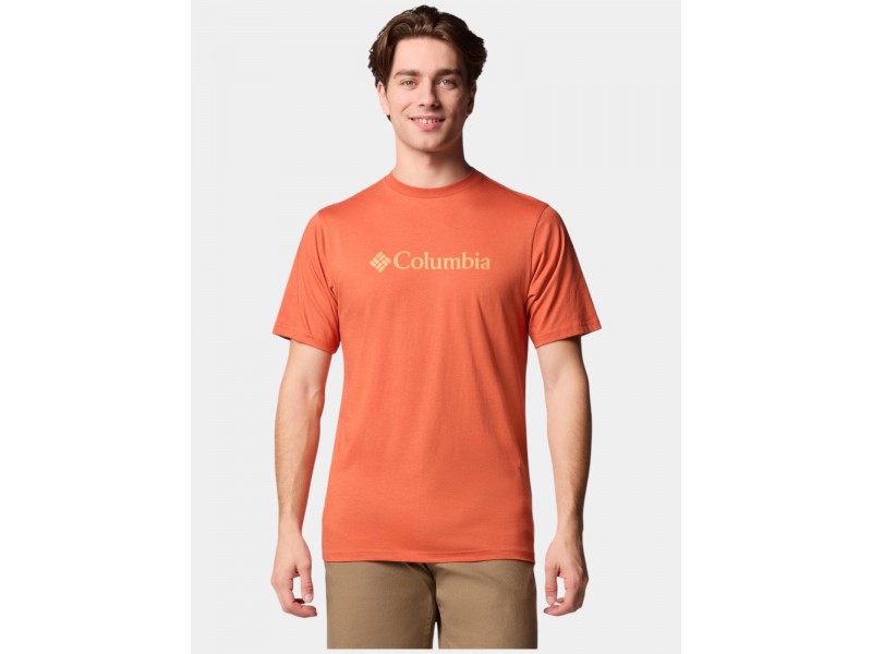 Columbia CSC Basic Logo rövid ujjú férfi póló - Tuscan