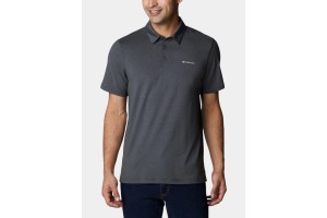 Columbia Tech Trail Polo D - 013 Shark Heather
