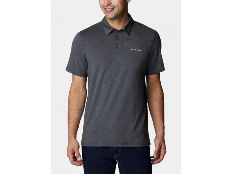 Columbia Tech Trail Polo D - 013 Shark Heather
