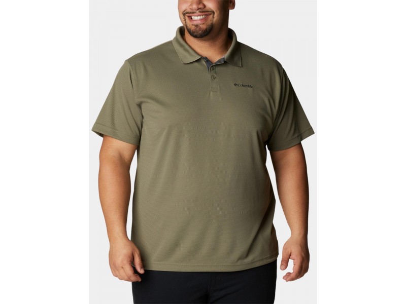 Columbia Utilizer Polo D - Stone Green férfi póló