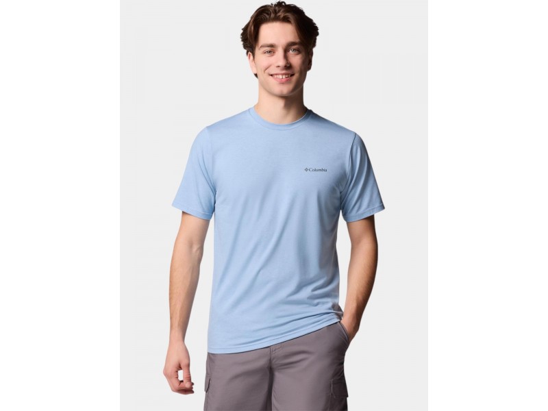 Columbia férfi Sun Trek rövid ujjú póló - Ripple Blue