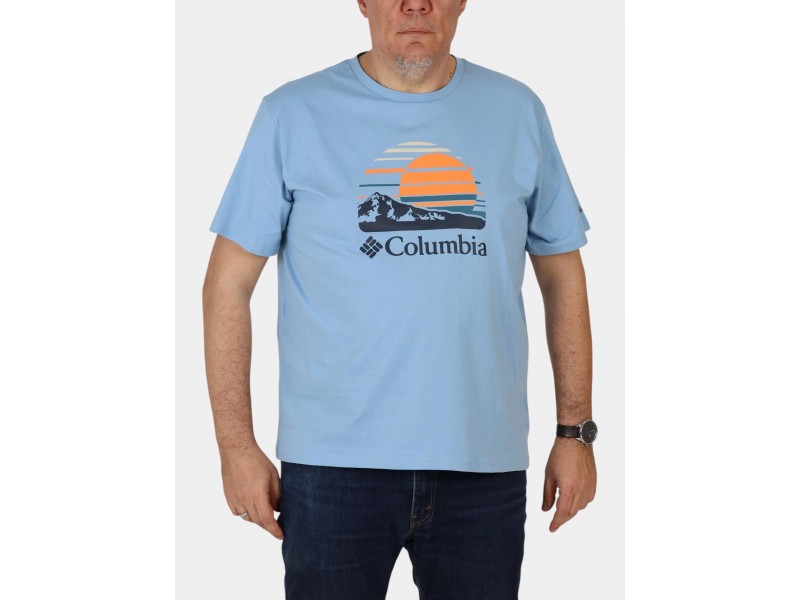 Columbia Path Lake Graphic Tee II D – férfi póló