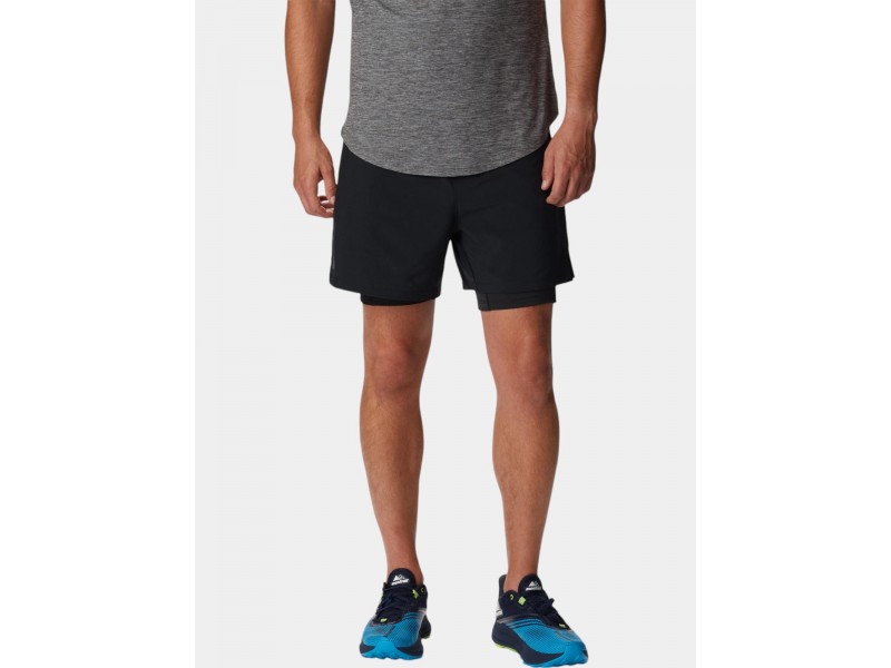 Columbia M Endless Trail 2in1 férfi futóshort - fekete