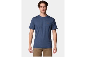 Columbia Kwick Hike Back Graphic férfi póló collegiate navy