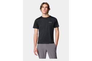 Columbia Three Pitch Short Sleeve Crew - fekete