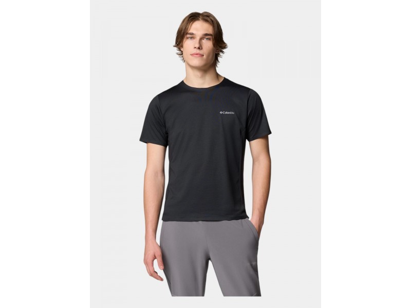 Columbia Three Pitch Short Sleeve Crew - fekete