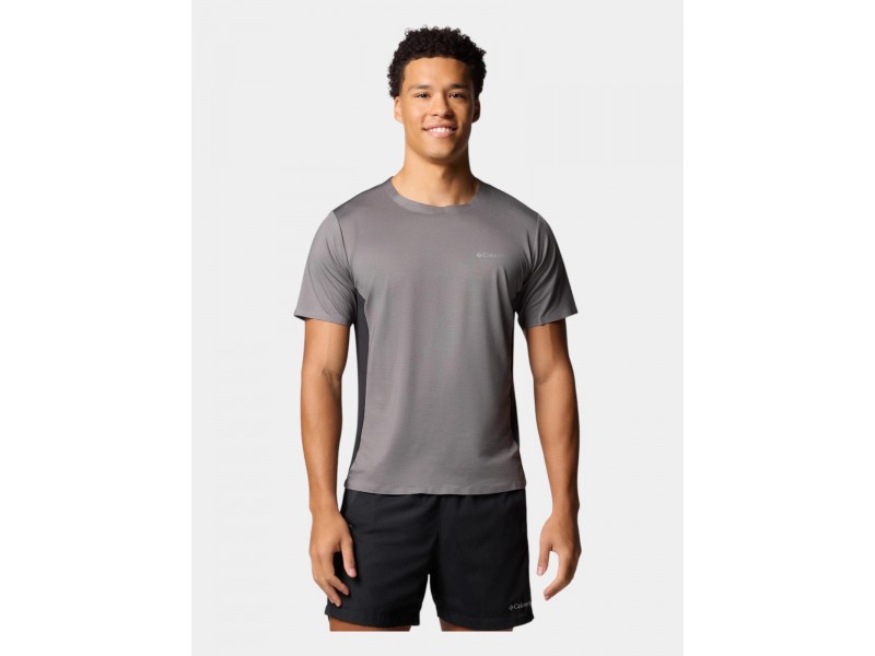 Columbia Three Pitch férfi rövid ujjú sportpóló - City Grey