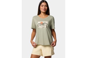 Columbia Ruby Springs női csónaknyakú póló - safari