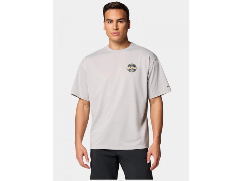 Columbia Cedar Trail Graphic Tee - szürke férfi póló