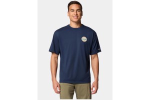 Columbia Cedar Trail Graphic Tee D - Collegiate Navy férfi póló