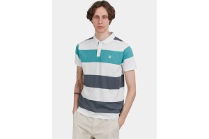 Fundango Incognito Stripe póló — Aquarelle