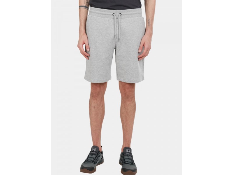 Fundango Delon férfi sweatshorts – szürke, cipzáras hátsó zseb