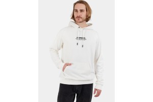 Fundango Kronos férfi kapucnis pulóver - stone