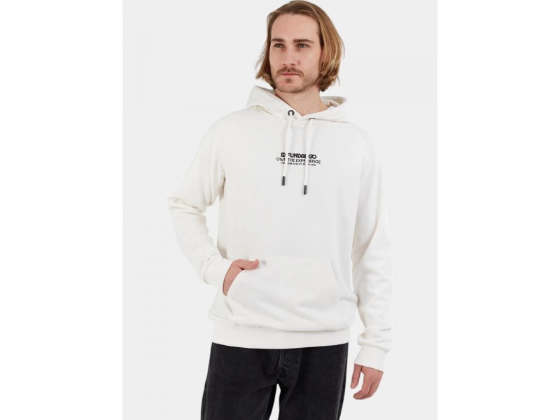 Fundango Kronos férfi kapucnis pulóver - stone