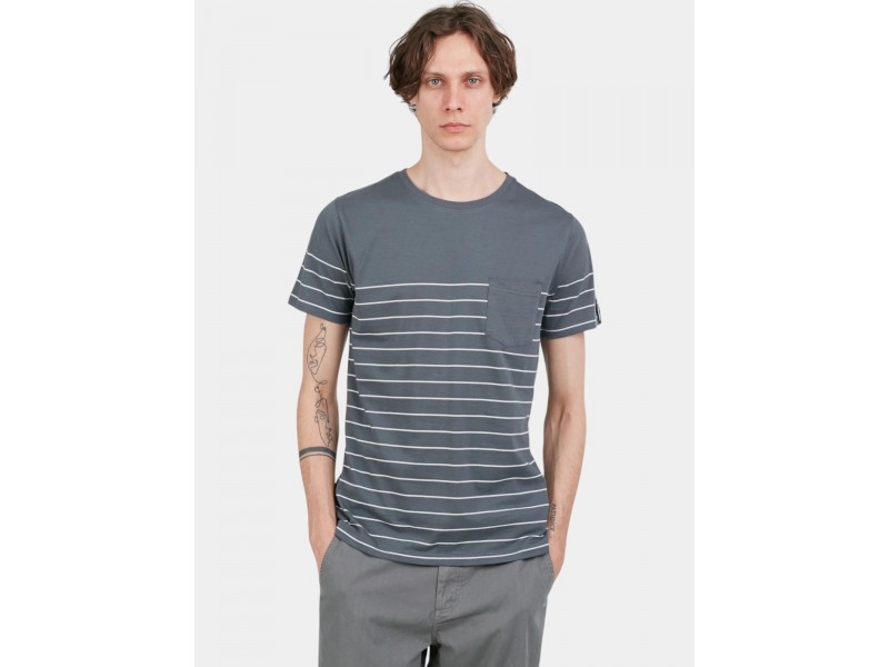 Fundango Jaggy Pocket férfi póló - washed black