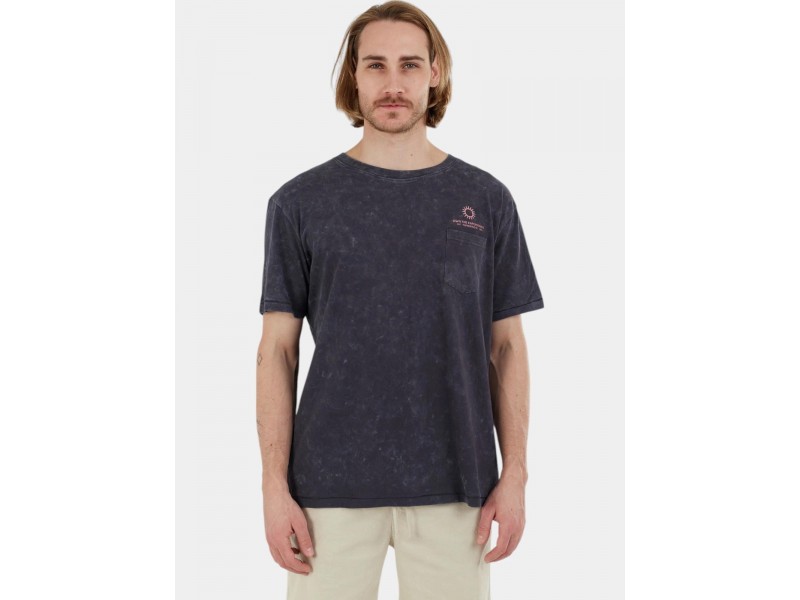 Fundango Dane Surf Pocket-T férfi póló - washed black