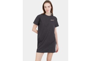Fundango Swell Tee Dress D – washed black, 100% organikus pamut