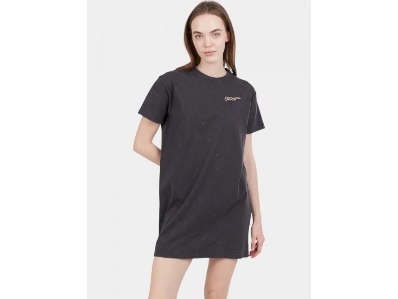 Fundango Swell Tee Dress D – washed black, 100% organikus pamut