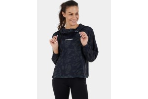 Fundango Helka női kapucnis pulóver - black camo