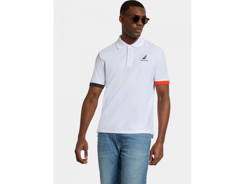 Nautica Pascal férfi polo - White 908
