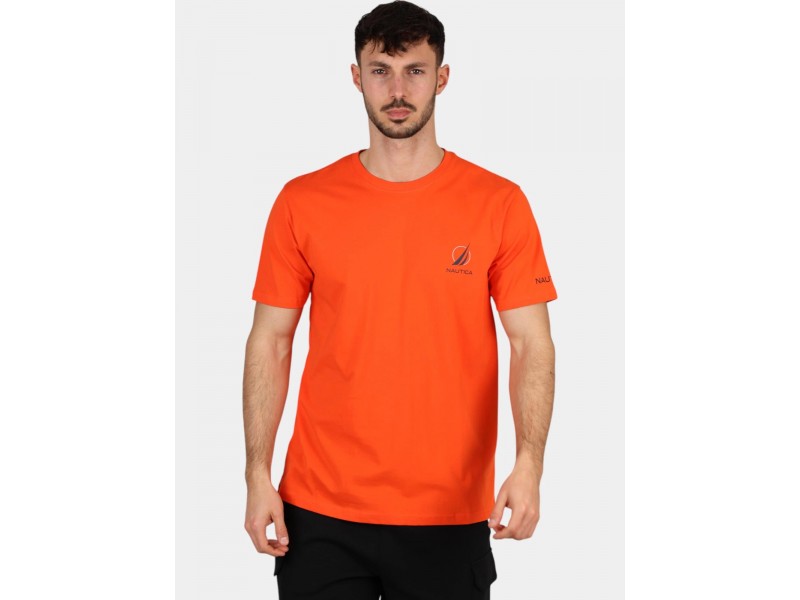 Nautica Sergei T-Shirt D – Fiery Red, 100% pamut