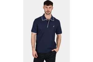 Nautica Drazen férfi galléros póló - sötétkék