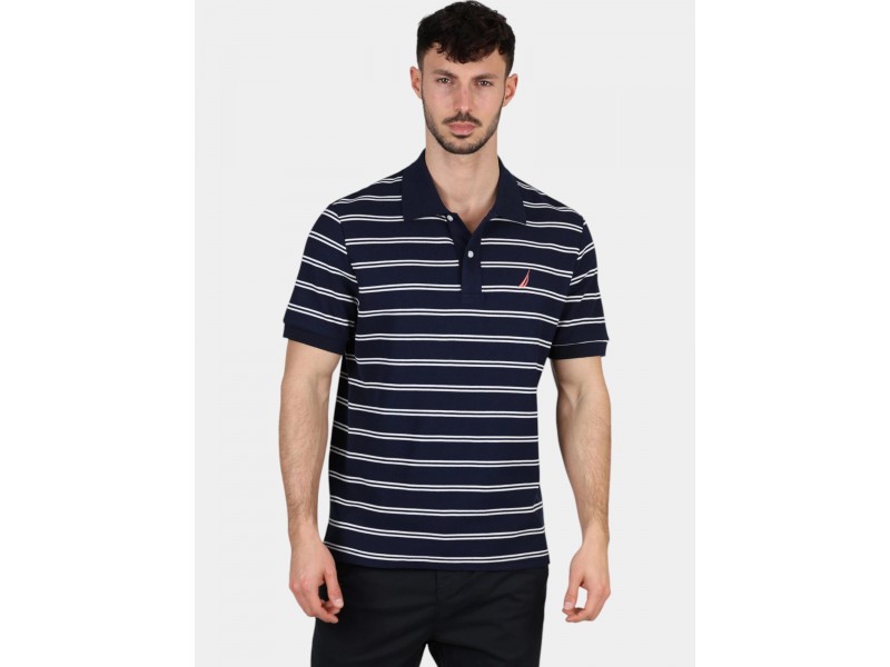 Nautica Klaus férfi póló - Dark Navy (459)