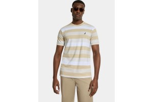 Nautica Salvatore férfi póló — buff (100% pamut)