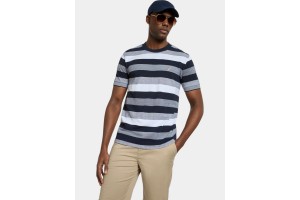 Nautica Salvatore férfi póló – sötétkék, hímzett logó