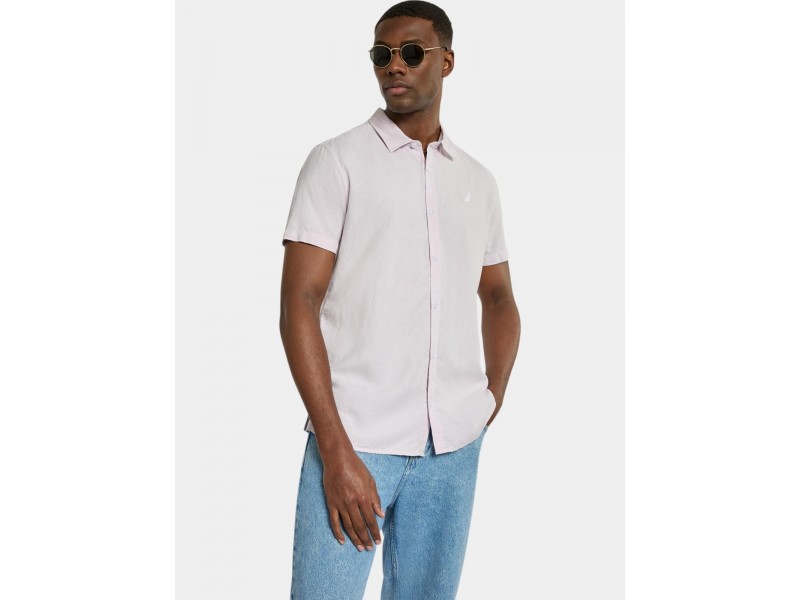 Nautica Andre férfi rövid ujjú ing – lilac