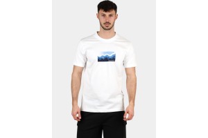 Nautica Allington férfi fehér T-shirt - elölnézet