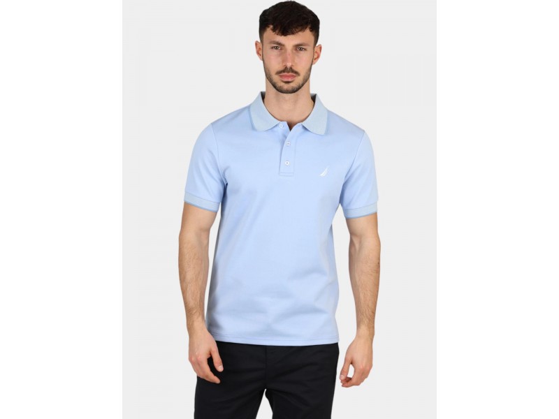 Nautica Harlyn Slim Fit férfi póló (483 Natural Blue)