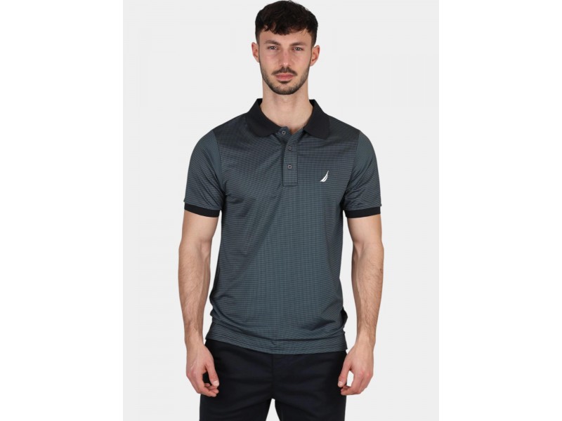 Nautica Saunton Slim Fit férfi polo - Shadow Grey