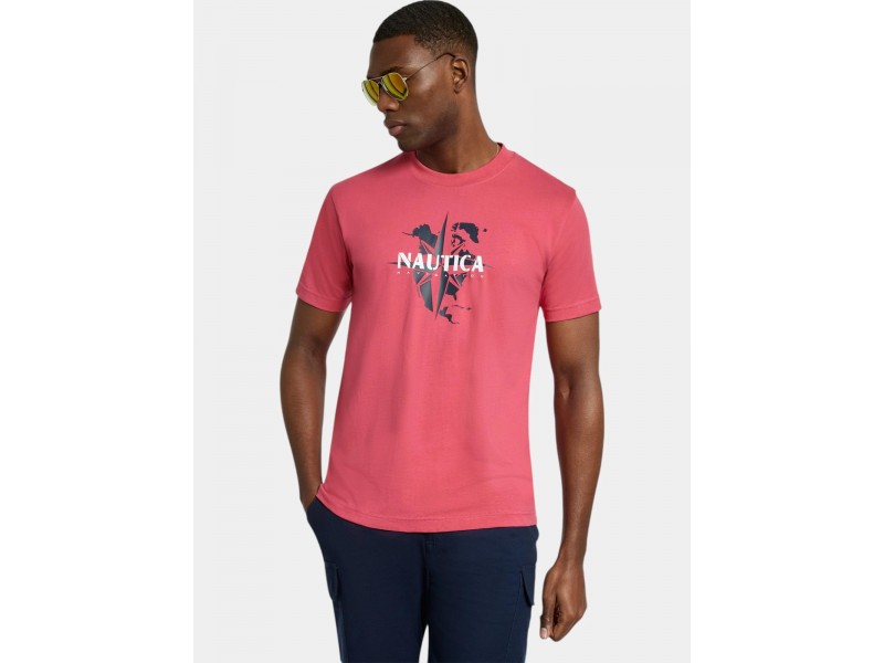Nautica Tomi T-Shirt D - Raspberry, 100% pamut