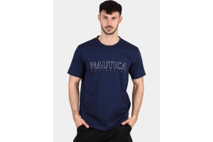 Nautica Cook férfi póló - sötétkék, 100% pamut