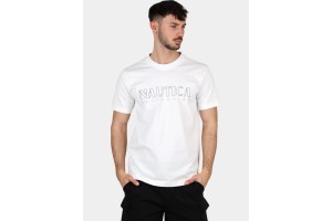 Nautica Cook férfi póló - fehér, 100% pamut