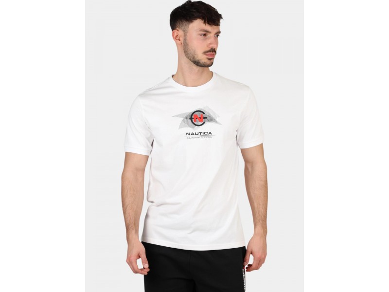 Nautica Tralee T-Shirt D - fehér férfi póló, 100% pamut