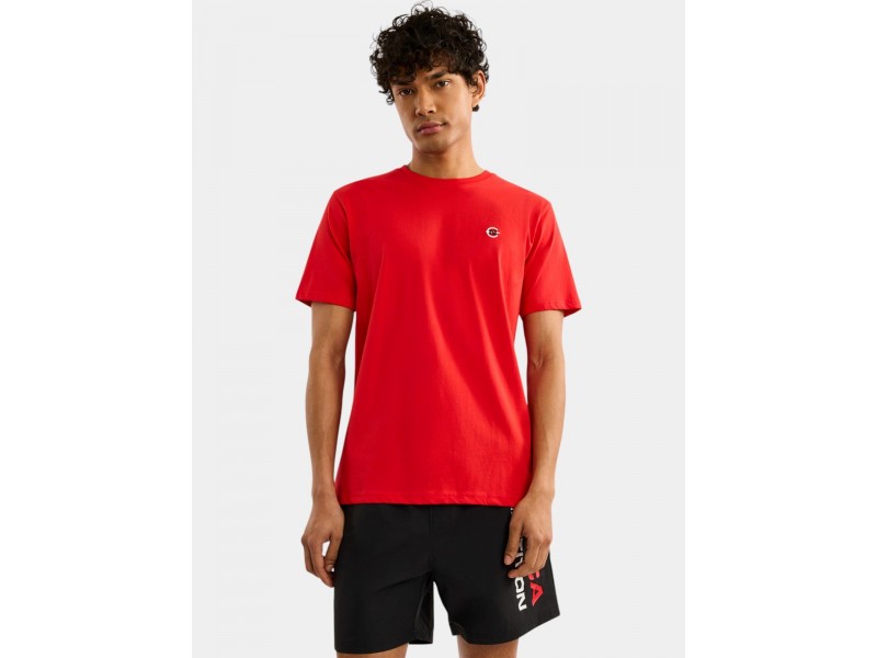 Nautica Cork T-Shirt D - férfi 100% pamut, true red