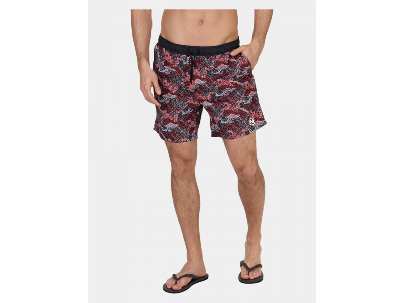 Nautica Kilkenny 6 fekete férfi fürdőnadrág