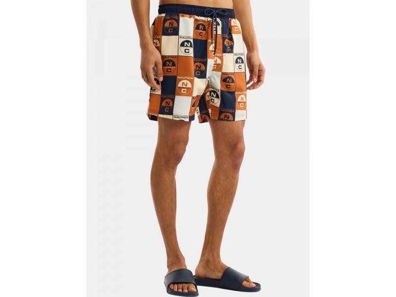 Nautica Askill 6 férfi fürdőnadrág - multikolor