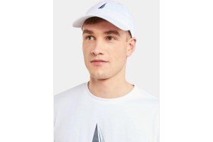 Nautica Ruck Strapback Cap – fehér, 100% pamut