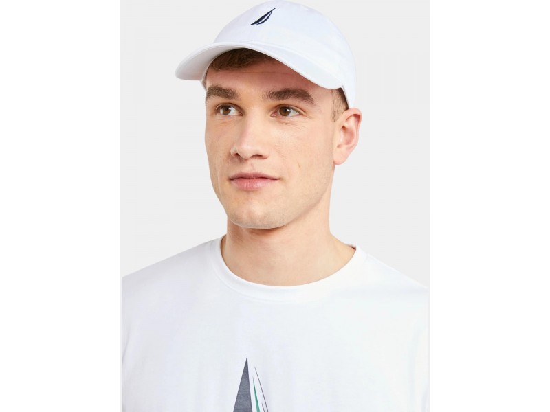 Nautica Ruck Strapback Cap – fehér, 100% pamut